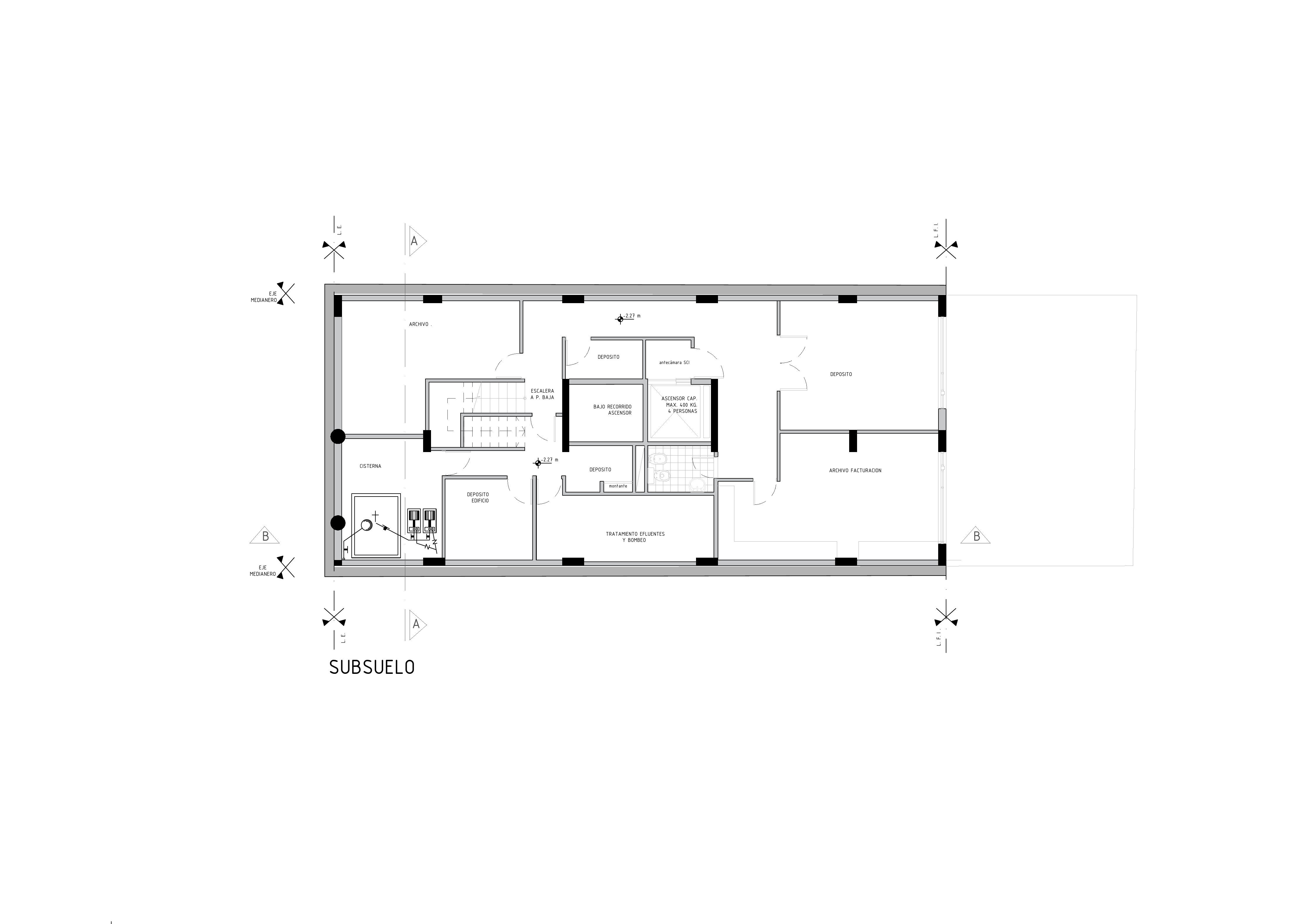 Subsuelo - Edificio Bicentenario